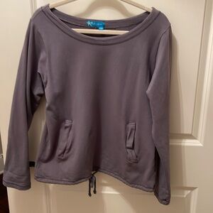 Grey Fresh Produce size XS sweatshirt.